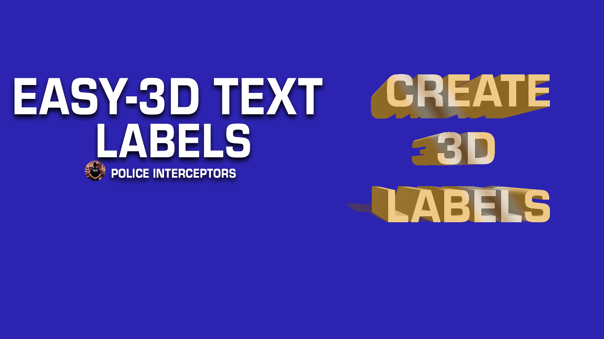 Easy 3D Text Labels! Resource