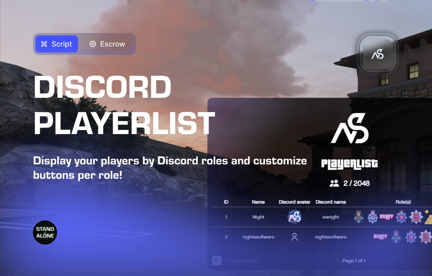 Discord Playerlist for FiveM